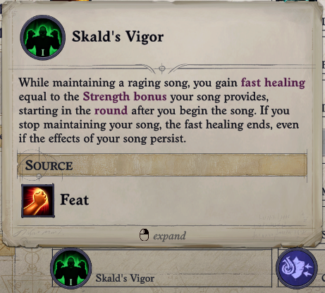Skald's Vigor feat icon